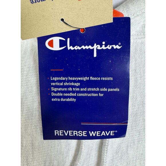 Champion Hoodie Mens XS Gray Reverse Weave Extra Small X Hoodie Heavyweight NWT - Picture 3 of 9